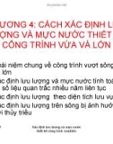 Thủy văn cầu cống - Chương 4