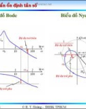 Bài giảng lý thuyết điều khiển tự động - Khảo sát tính ổn định của hệ thống part 7