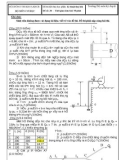 Đề thi kết thúc học phần: Kỹ thuật thuỷ khí Đề số: 30