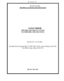 Giáo trình Điện tử cơ bản (Ngành: Điện dân dụng - Cao đẳng) - Trường Cao đẳng Xây dựng số 1