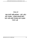 Đặc trưng cơ lý của sét mềm bão hòa nước theo độ sâu trước và sau khi xử lý bằng bấc thấm gia tải trước