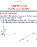 Bài giảng Robot công nghiệp: Chương 3 - Động học Robot