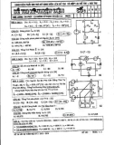 Đề thi môn Kỹ thuật điện - Mã đề 148