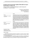 Sử dụng lý thuyết qui hoạch thực nghiệm để điều khiển bộ công tác máy thi công cọc xi măng - đất