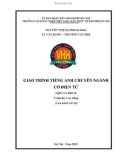 Giáo trình Tiếng Anh chuyên nghề Cơ điện tử (Nghề: Cơ điện tử - Cao đẳng) - Trường CĐ nghề Việt Nam - Hàn Quốc thành phố Hà Nội