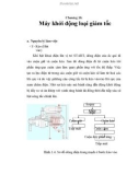 Phân tích cơ sở lý thuyết và mô phỏng đặc điểm, nguyên lý làm việc, quy trình tháo lắp hệ thống khởi động động cơ, chương 16