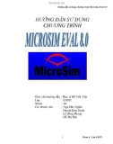 Hướng dẫn sử dụng chương trình Microsim Eval 8.0