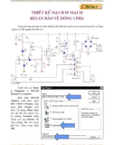 Bài tập 2: Thiết kế mạch in mạch relay bảo vệ dòng 1 pha