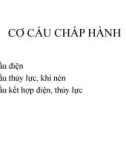 Thiết bị khí nén và thủy lực trong TĐH