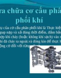 Bài giảng Sữa chữa cơ cấu phân phối khí