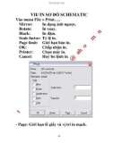 CHƯƠNG VII: IN SƠ ĐỒ SCHEMATIC
