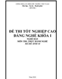 Đề thi tốt nghiệp CĐ Nghề Hàn khoá I - HTH10