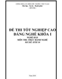 Đề thi tốt nghiệp CĐ Nghề Hàn khoá I - HTH30