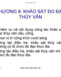 Thủy văn cầu cống - Chương 8