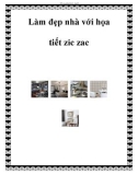 Làm đẹp nhà với họa tiết zic zac