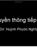 Bài thuyết trình: Truyền thông tiếp thị