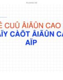 KHÍ CỤ ĐIỆN CAO ÁP - MÁY CẮT ĐIỆN CAO ÁP