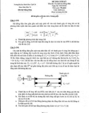 Đề thi cuối học kỳ môn Ổn định hệ thống điện - Năm 2016