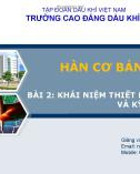 Bài giảng Hàn cơ bản: Bài 2 - Trần Thanh Ngọc