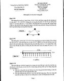 Đề thi cuối kỳ môn Thiết kế đường dây và trạm biến áp - Năm học 2015 - 2016