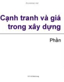 Cạnh tranh và giá trong xây dựng