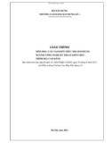 Giáo trình Cấu tạo kiến trúc nhà dân dụng (Ngành: Công nghệ kỹ thuật kiến trúc - Cao đẳng) - Trường Cao đẳng Xây dựng số 1