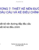 Thủy văn cầu cống - Chương 7