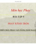 Phay rãnh tròn trên máy phay vạn năng nằm ngang P1