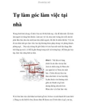 Tự làm góc làm việc tại nhà