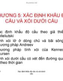 Thủy văn cầu cống - Chương 5