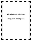 Xác định ngũ hành của cung theo hướng nhà