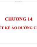 Chương 12: Thiết kế áo đường cứng