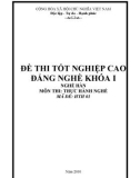 Đề thi tốt nghiệp CĐ Nghề Hàn khoá I - HTH01