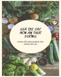 Giá trị các món ăn thực dưỡng