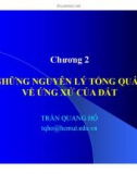 Bài giảng Cơ học đất - Chương 1: Những nguyên lý tổng quát về ứng xử của đất