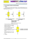 Bài Giảng Mạch Điện Tử_Chương 02 _TRANSISTOR LƯỠNG CỰC