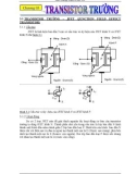 Bài Giảng Mạch Điện Tử_ Chương 03_TRANSISTOR TRƯỜNG