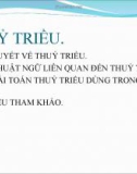 Tài liệu thủy triều