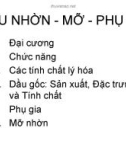 DẦU NHỜN - MỠ - PHỤ GIA