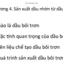 Bài giảng Chương 4: Sản xuất dầu nhờn từ dầu mỏ