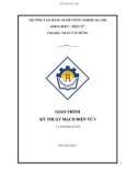 Giáo trình Kỹ thuật mạch điện tử 1: Phần 1 - Trần Văn Dũng (Chủ biên)