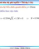 Bài giảng lý thuyết điều khiển tự động - Hệ thống điều khiển phi tuyến part 4