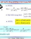 Bài giảng lý thuyết điều khiển tự động - Hệ thống điều khiển phi tuyến part 3