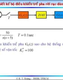 Bài giảng lý thuyết điều khiển tự động - Phân tích và thiết kế hệ thống điều khiển rời rạc part 8
