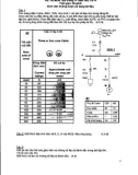 Đề thi môn Thiết bị điện trong phân phối điện - Học kỳ II năm học 2013-2014