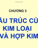 Bài giảng Cơ sở khoa học vật liệu: Chương 3 – TS. Lê Văn Thăng