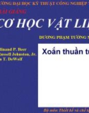 Bài giảng Cơ học vật liệu: Chương 3 - Dương Phạm Tường Minh