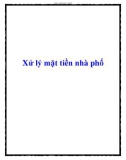 Xử lý mặt tiền nhà phố