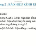 Bài giảng Hệ thống báo hiệu - Chương 2: Báo hiệu kênh riêng