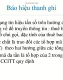 Bài giảng Hệ thống báo hiệu - Chương 2: Báo hiệu thanh ghi